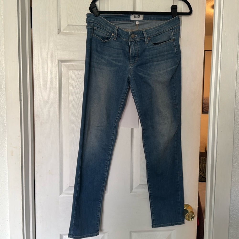 Paige  slim cut jeans in excellent condition